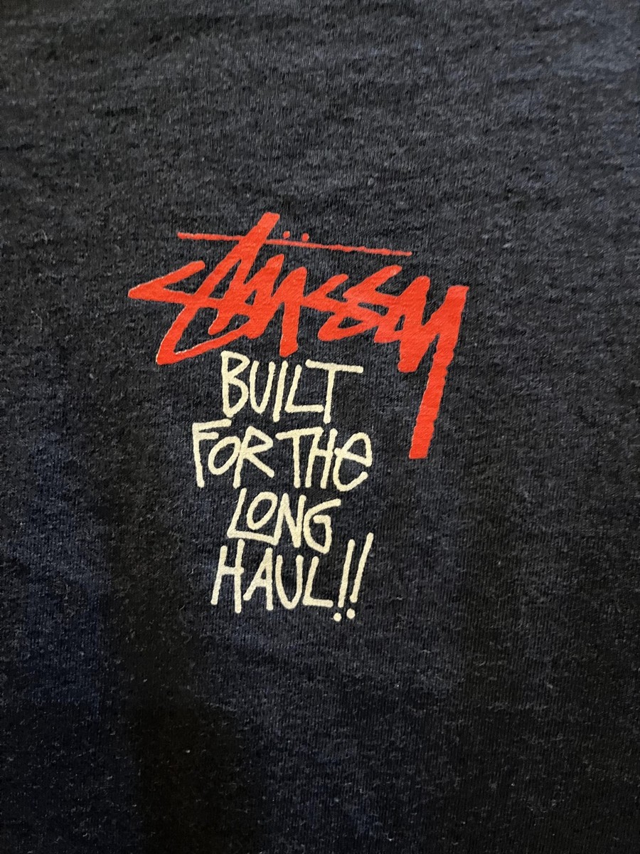 Vintage 90's Stussy Built For The Long Haul Old Skate Vintage 90's Stussy Built For The Long Haul Old Skate