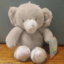 Carter  s Precious Firsts Grey Elephant Rattle Plush Baby Lovey Stuffed Animal