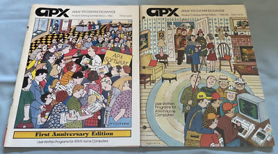 Lot of 2 Vintage APX ATARI PROGRAM EXCHANGE Computer Catalogs 1982/1983 - RARE!