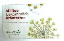 NEU : BIO Stilltee mit Kräutern VEGAN 