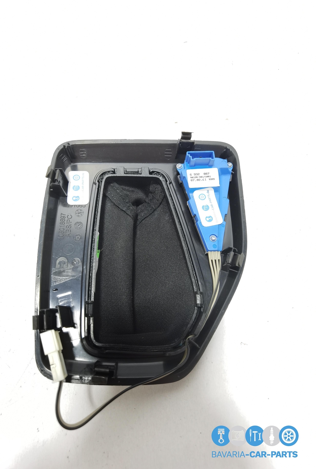 BMW X1 E84 Wählhebelabdeckung Kunstleder schwarz 7595559 online 