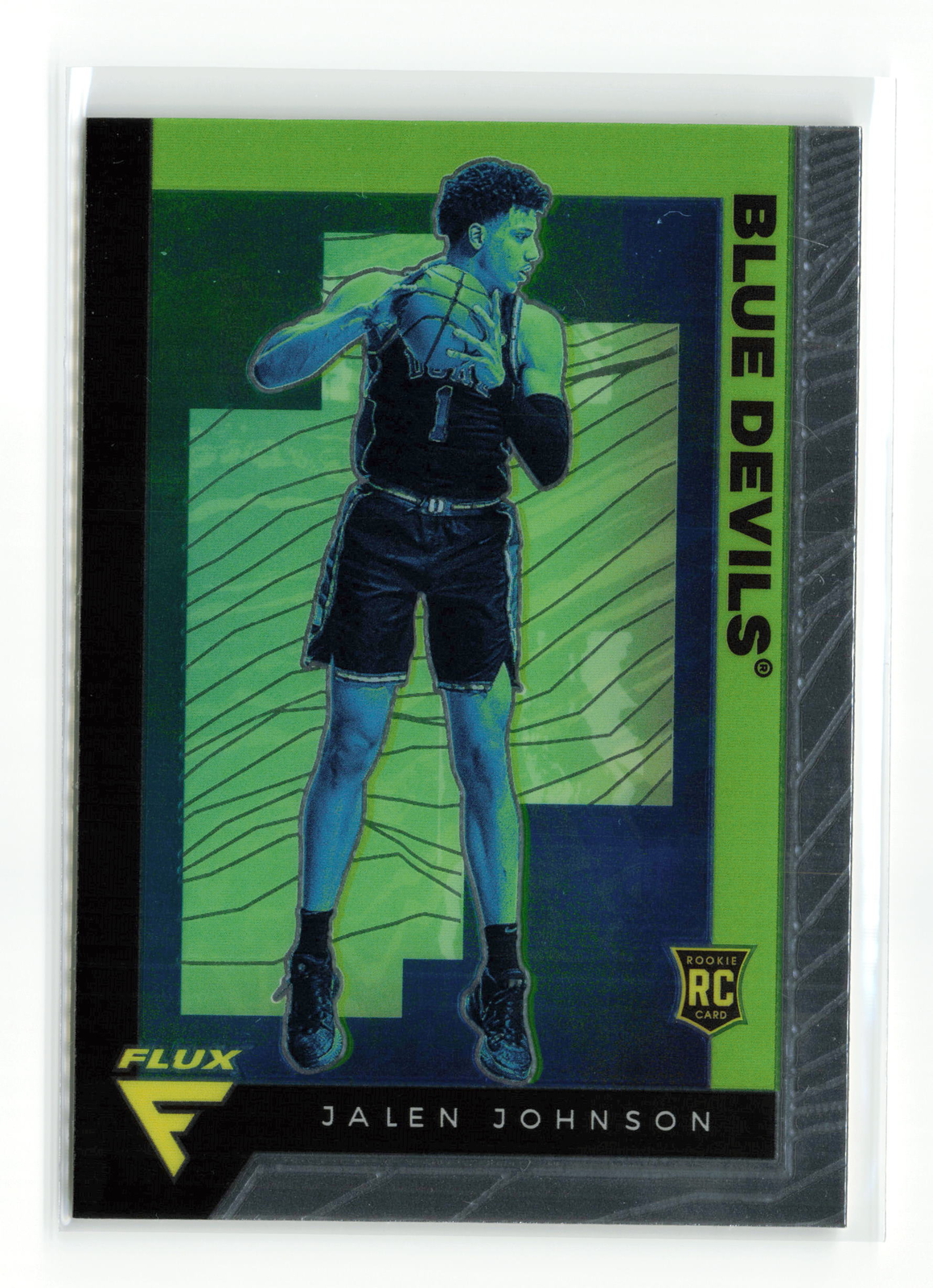 JALEN JOHNSON #238 RC 2021 PANINI CHRONICLES FLUX DRAFT