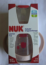 NUK Learner Cup with Soft Spout, Bpa-Free, 1 Cup Capacity, Pink