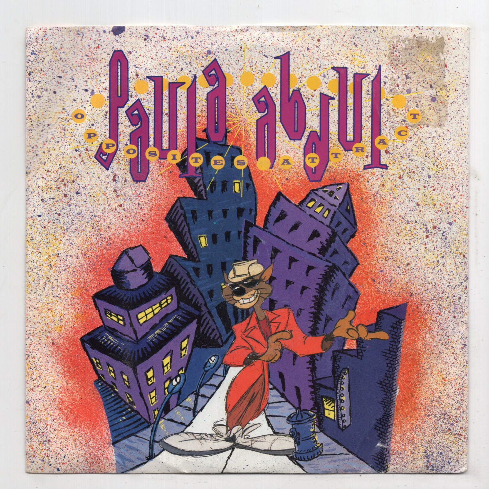 (L240) Paula Abdull, Opposites Attract - 1990 - 7"" vinyl