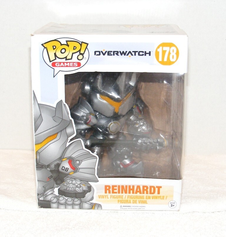 NIP 2017 FUNKO POP GAMES OVERWATCH REINHARDT 178 VINYL FIGURE