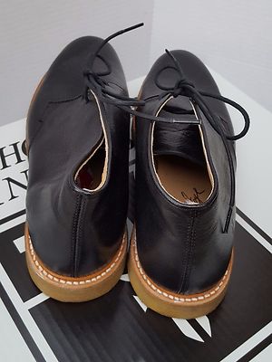 The Frye Company John A Toye Black Leather Mens Shoes Ankle  display picture 1