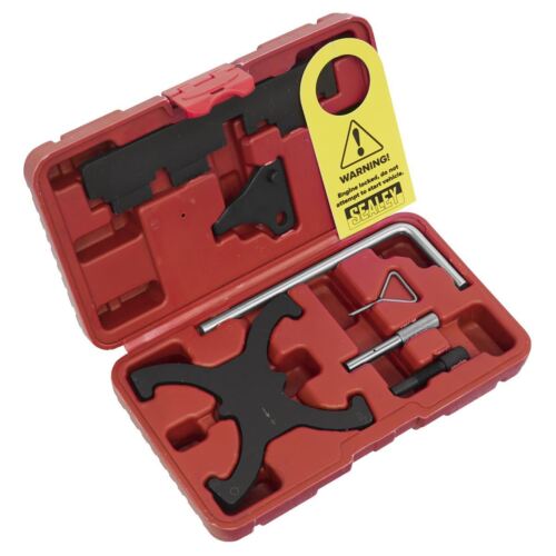 Sealey Petrol Engine Timing Tool Kit - for Ford, Volvo 1.6 EcoBoost & 2.0D/2.2D - Afbeelding 1 van 7