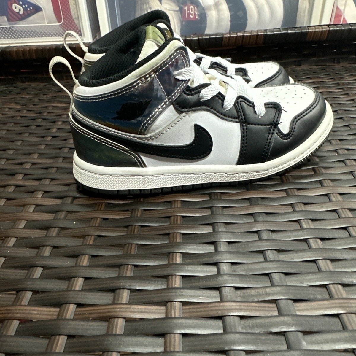 Jordan 1 Mid Heat Reactive Toddler Size 10C DM7804-100 Toddler Pre Owned No Box | eBay