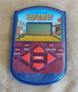 hangman electronic handheld game