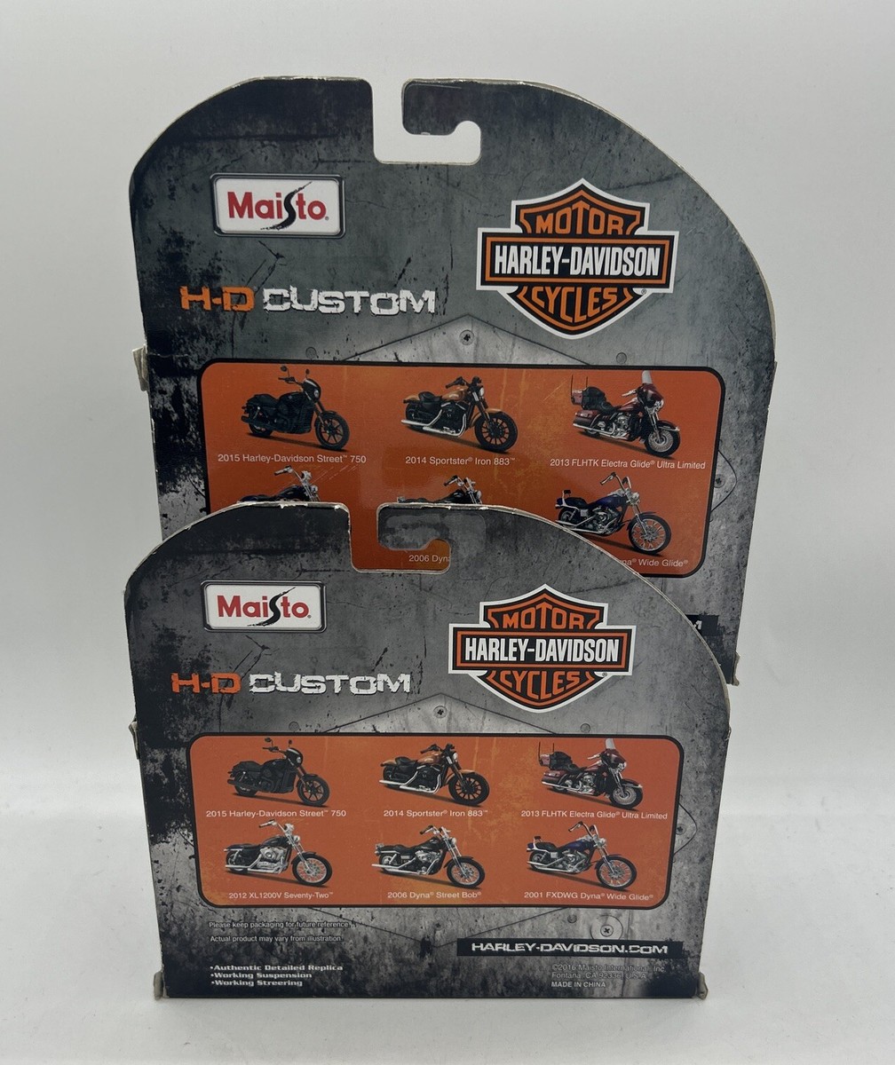 2016 STREET 750 HARLEY DAVIDSON MOTORCYCLE MAISTO SERIES 34 1/18