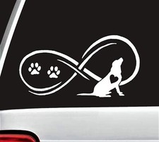 Love My Labrador Retriever Decal Lab Dog Sticker Car Window D1094