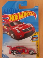 New Hot Wheel '16 Cadillac ATS-V R In Red Legends Of Speed Long Card 198/365