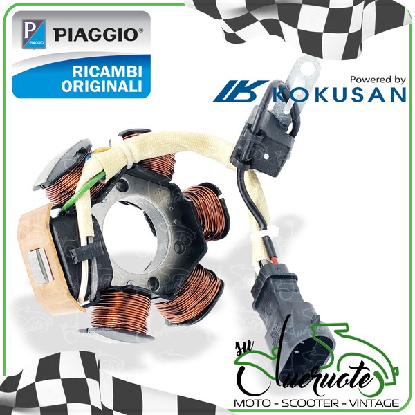 Stator KurbelgehäUse ZIP 50 FüR Vespa ET2 LX Primavera Sprint Liberty-image