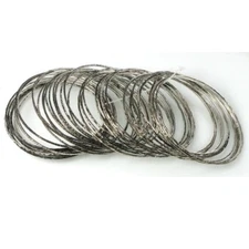 Wholesale Lot 50 VTG Antiqued Metal Bangle Bracelets Copper Gold or Silver Tone