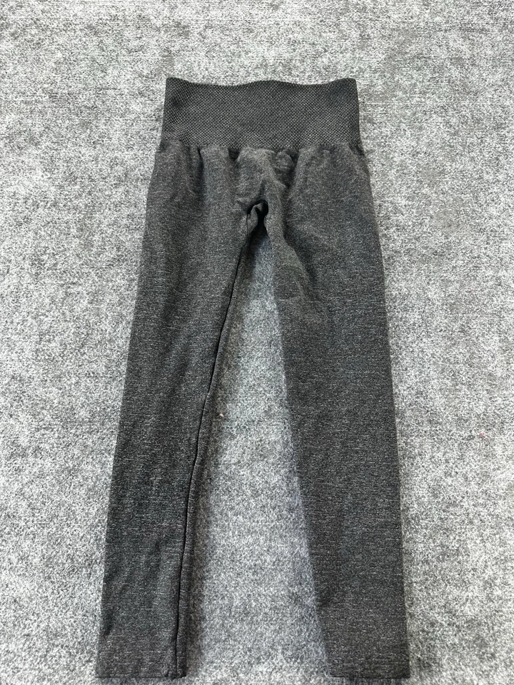 FRENCH LAUNDRY Women Leggings Workout Yoga Rise Solid Gray Size S/M - Image 3 of 4
