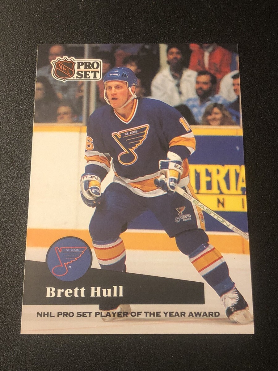 1991-92 Pro Set Brett Hull #326 HOF | eBay