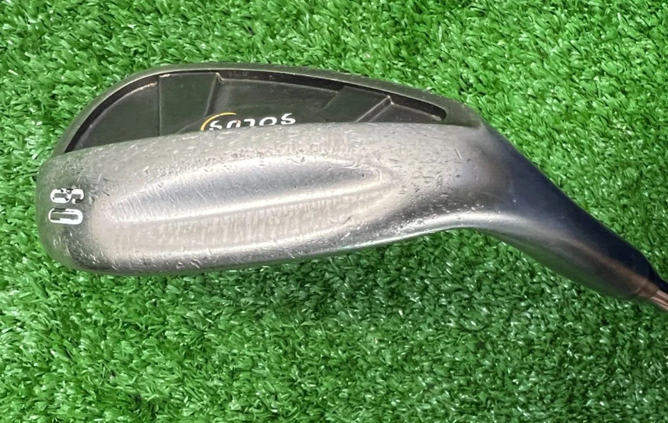 SOLUS 420 CS 60* Lob Wedge / Acero rígido / Empuñadura nueva para zurdos / En muy buena condición / sa6527.1 Foto 3 de 4