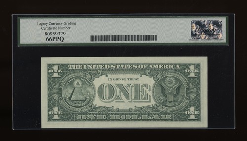 DBR 1969-D $1 Chicago Gem STAR Fr. 1907-G* Legacy 66 PPQ Serial G02174215* - Picture 2 of 2