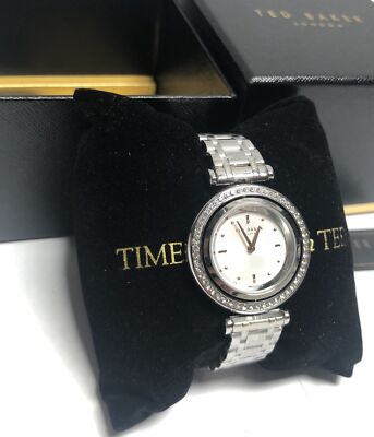 Ted Baker ROTATING CASE Womens 39mm Silver-Tone Stainless  display picture 1
