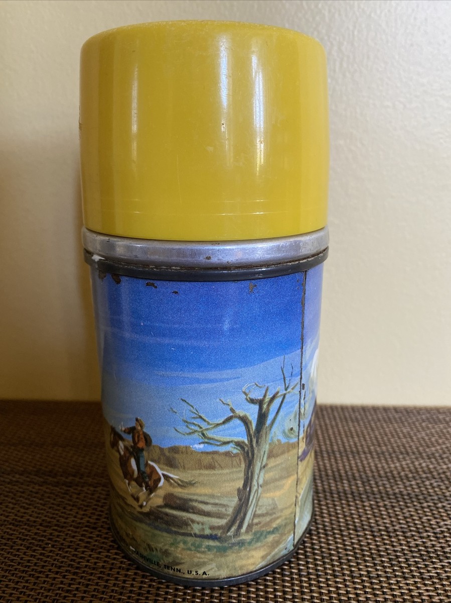 Vintage 1955 Annie Oakley Metal Thermos by Aladdin | eBay