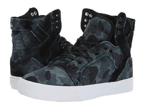supra skytop black white