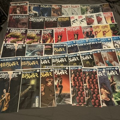 DC Comics Constantine Lot Of 62 Books Hellblazer 1-12 Set Run Rebirth Vertigo