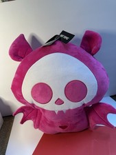 Skelanimals DIEGO Pink Skeleton Bat Plush Cosplay Backpack Embroider Accents NWT