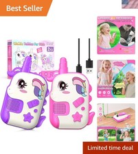 Rechargeable Walkie Talkies Toys for Girls: Unicorn Toys Walkie Talkies for K...