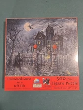 UNINVITED GUEST 500 PIECE JIGSAW PUZZLE by SUNSOUT ~ NEW & SEALED