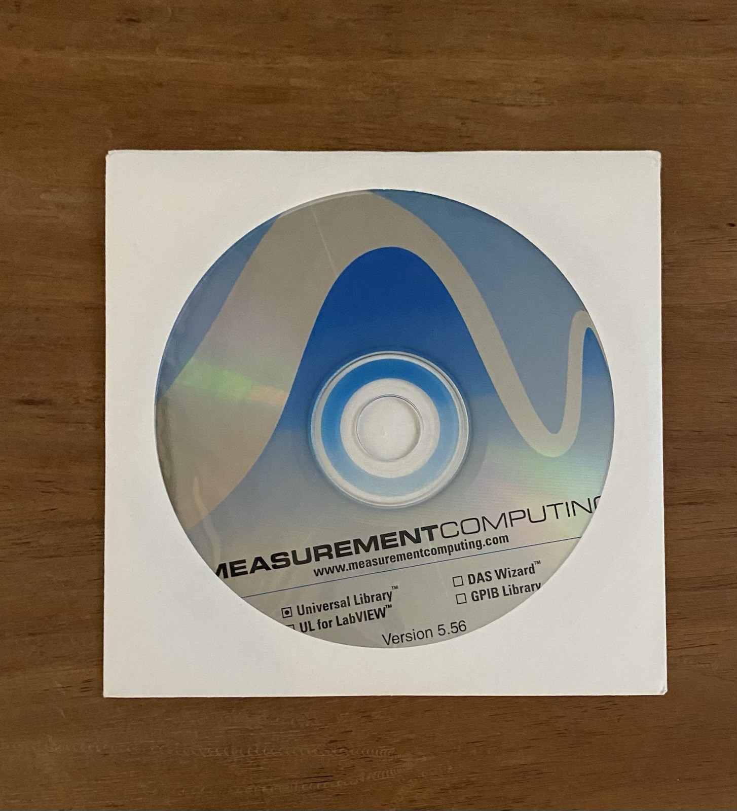 MEASUREMENT COMPUTING SOFTWARE - UNIVERSAL LIBRARY, VERSION 5.56