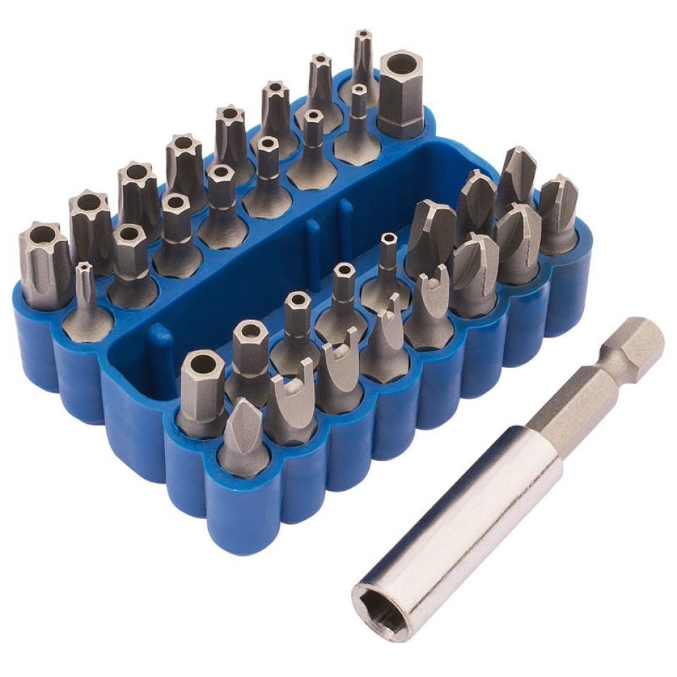 Coffret embout mecanique 33 pieces Draper pour reparation velo et moto 1/4
