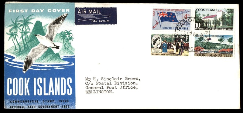 Mayfairstamps Cook Islands FDC 1965 Internatl Self Govt Combo First Day Cover aa