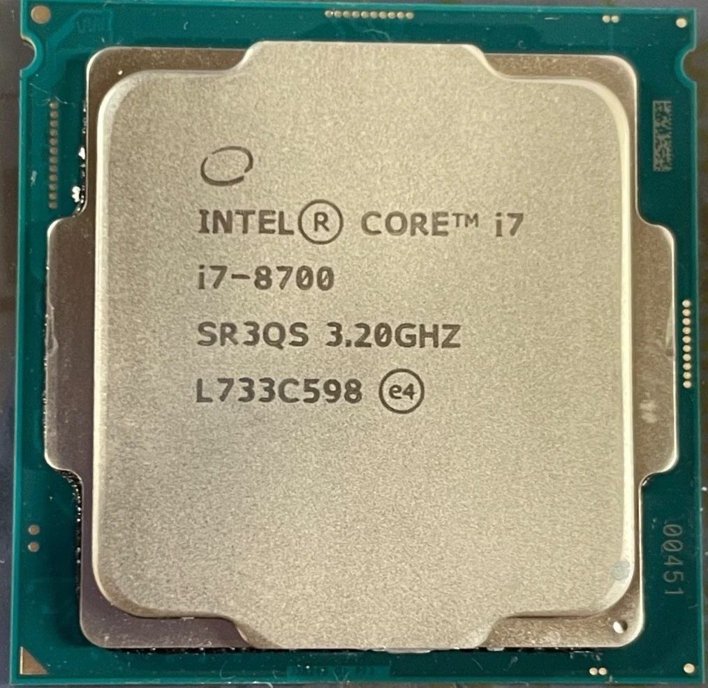 Intel Intel Core i7-8700 Processor Model Computer Processors LGA