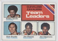 1975-76 Topps Team Leaders Bobby Smith Dick Snyder Jim Chones Cleamons #120 0u7