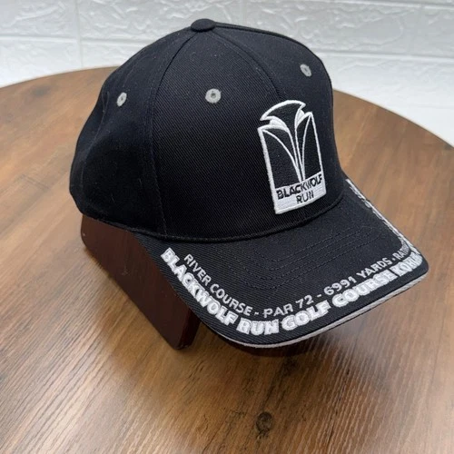 Vintage American Needle Blackwolf Run Golf Hat River Crse. SAMPLE Not For Resale image 4