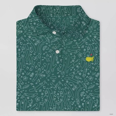 Masters Golf Polo Shirt 2026 PGA Performance Outdoors Shirt Printed Fan-made