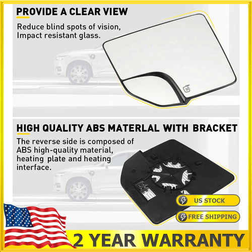 FITS 2015-2020 FORD F150 HEATED MIRROR GLASS POWER TURN SIGNAL LEFT SIDE REPLACE - Bild 1 von 13