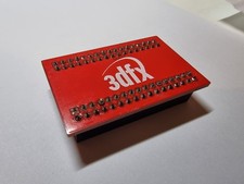 3Dfx Voodoo 2 SLI PCB BRIDGE, link, connector - RED