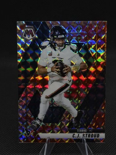2025 Panini Mosaic - C.J. Stroud #71 Camo Pink Mosaic Prizm