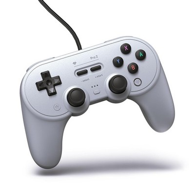 8BitDo Pro 2 Wired Controller for Switch, Windows, Steam Deck & Gray Edition