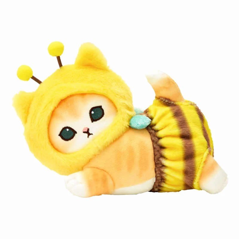 Mofusand Crawling Hachi Nyan Bee Cat Plush Stuffed Toy From Japan New