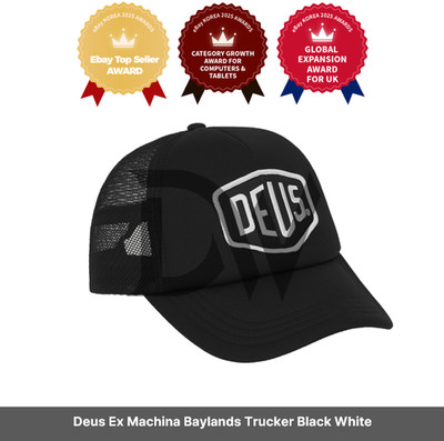 Deus Ex Machina Baylands Trucker Black White / Express / Original