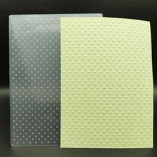 Plastic Embossing Folder 5'' X 7'' Little Dots Paper Crafts Plastic Textured