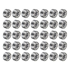 50pcs 684ZZ Deep Groove Ball Bearings 4x9x4mm Sealed, P0 ABEC 1 