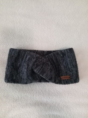Adidas Core Twist Headband Gray Knit Ear Warmer Womens