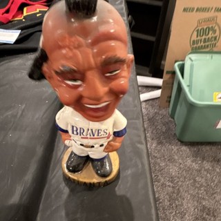 Atlanta Braves Vintage Baseball Bobblehead Figure
