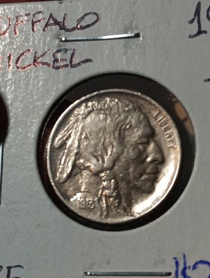  1913- TYPE 1 BUFFALO NICKEL ~ FIRST YEAR ~Full Horn Xf /Au .  J/1009