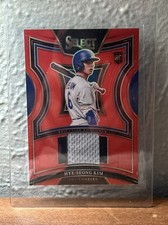 Hye-Seong Kim 2025 Panini Select RC Selective Swatches RED 62/99 Card #SS-HK