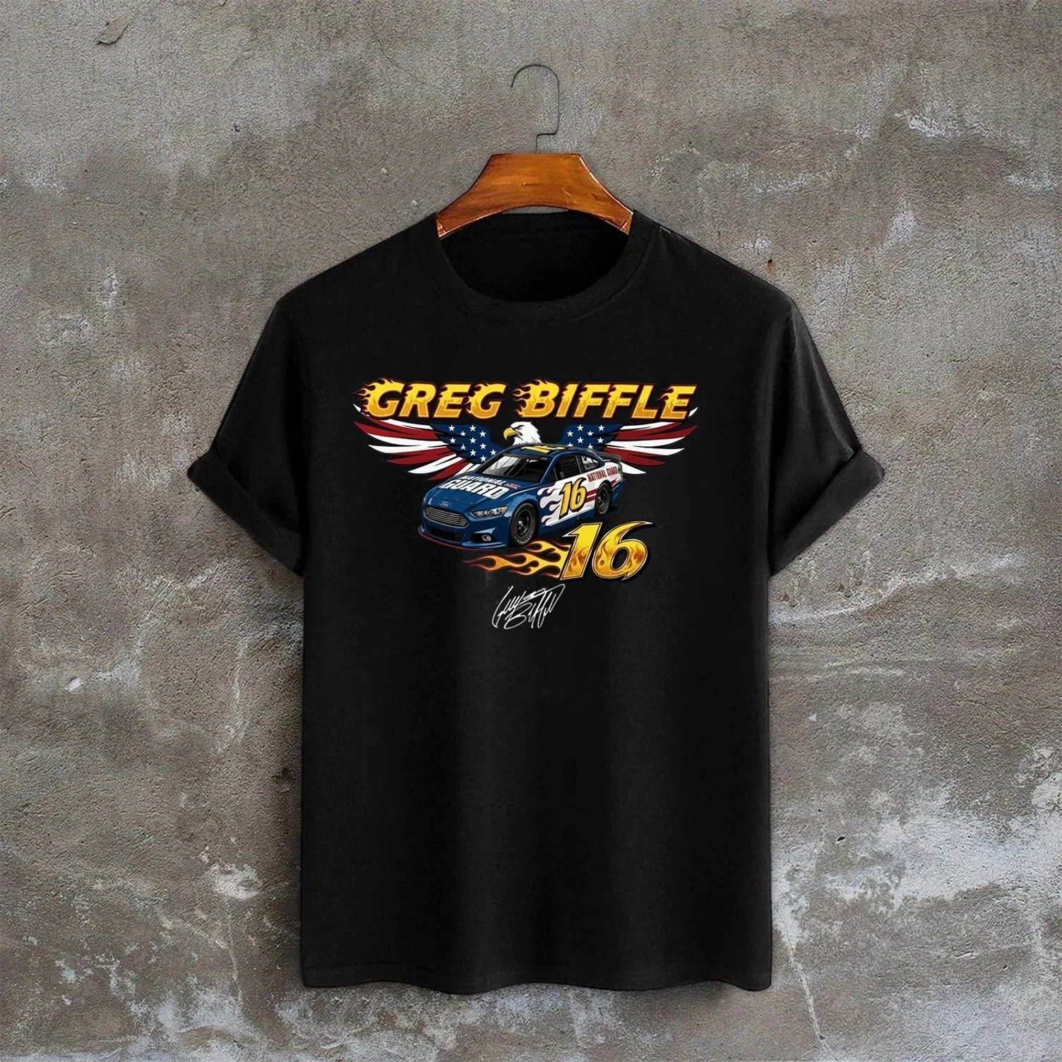 Greg Biffle The Biff 1969-2025 Signature Tshirt