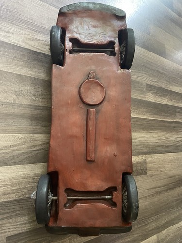REPROCRAFTERS REPLICA 1934 WOODEN ROADSTER SPORTS CAR 29” X 10” COLLECTORS - Picture 15 of 16